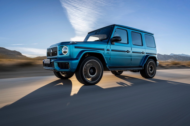 2024 Mercedes klasy G bok