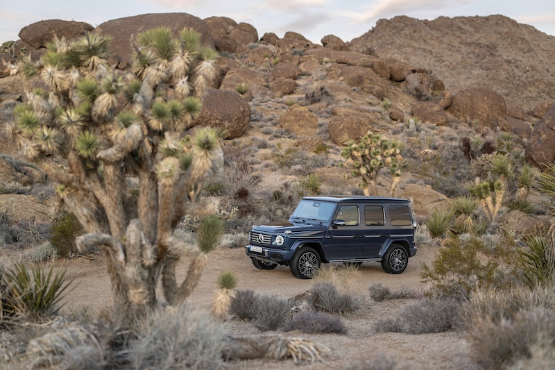 2024 Mercedes klasy G bok