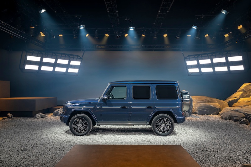 2024 Mercedes klasy G bok