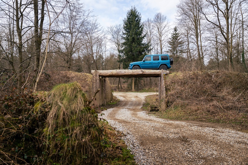 2024 Mercedes klasy G bok