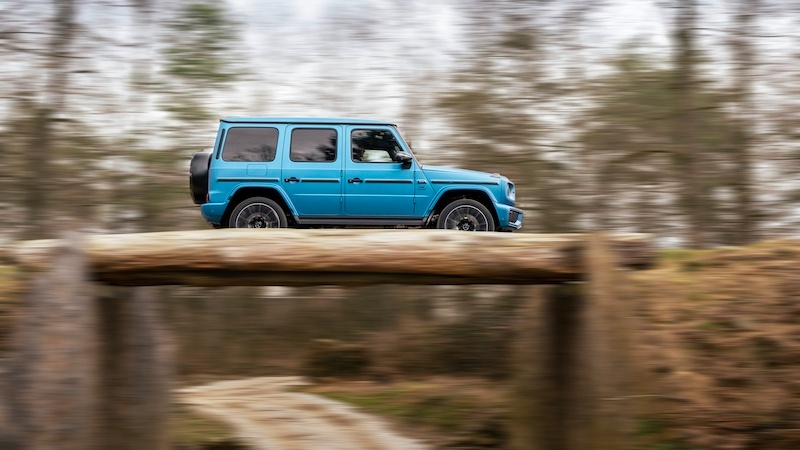 2024 Mercedes klasy G bok