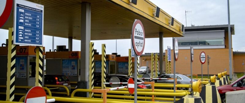 bramki pobór opłat autostrada