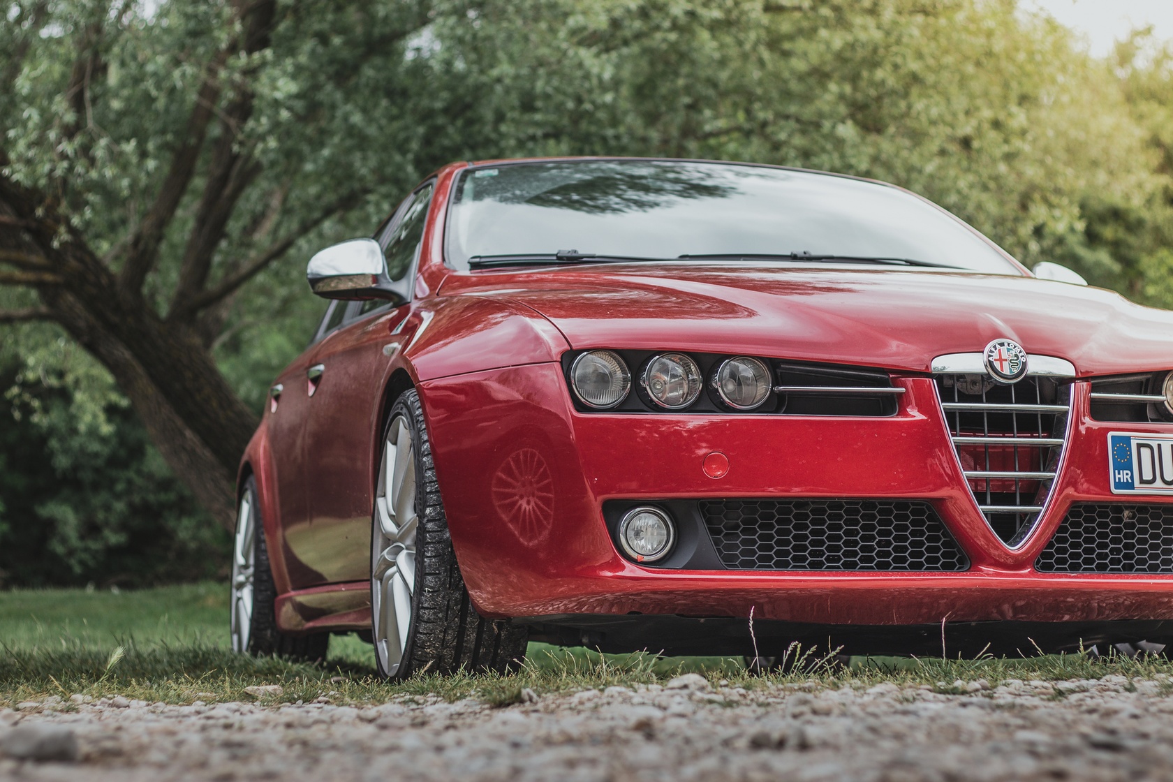 Alfa Romeo 159 podczas zlotu miłośników marki, Chorwacja