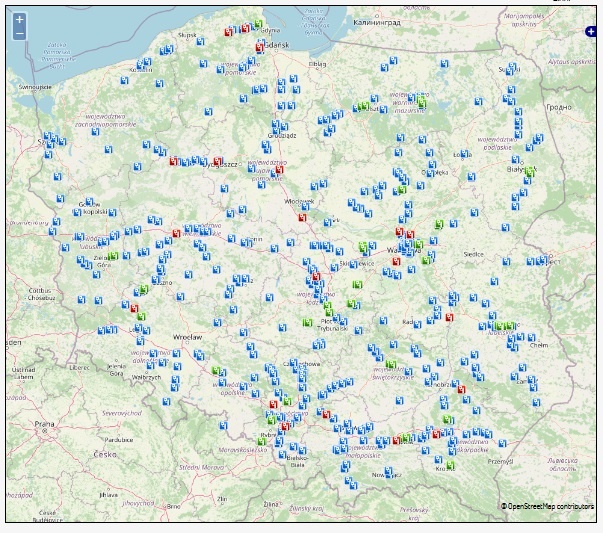 Mapa fotoraradów