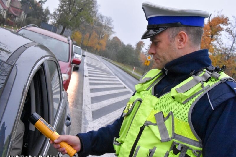 badanie trzeźwości alkomat policja