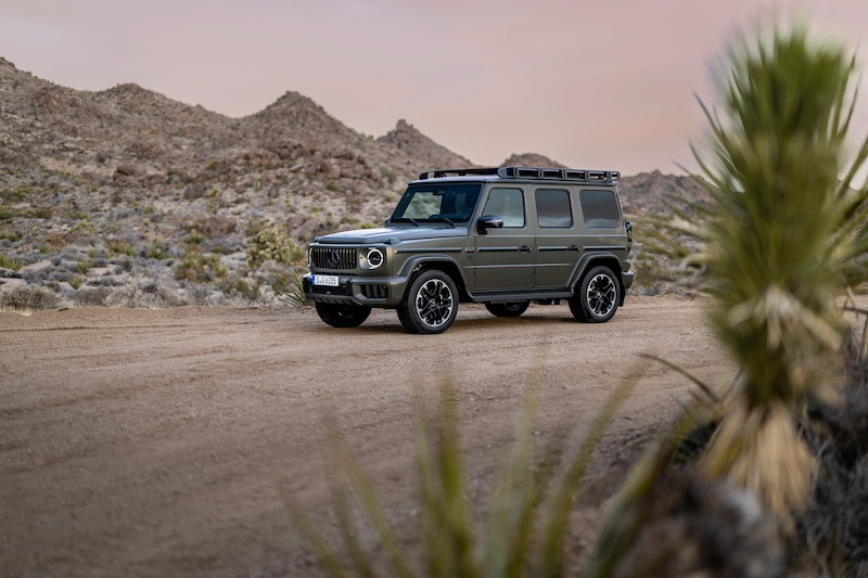 2024 Mercedes klasy G bok