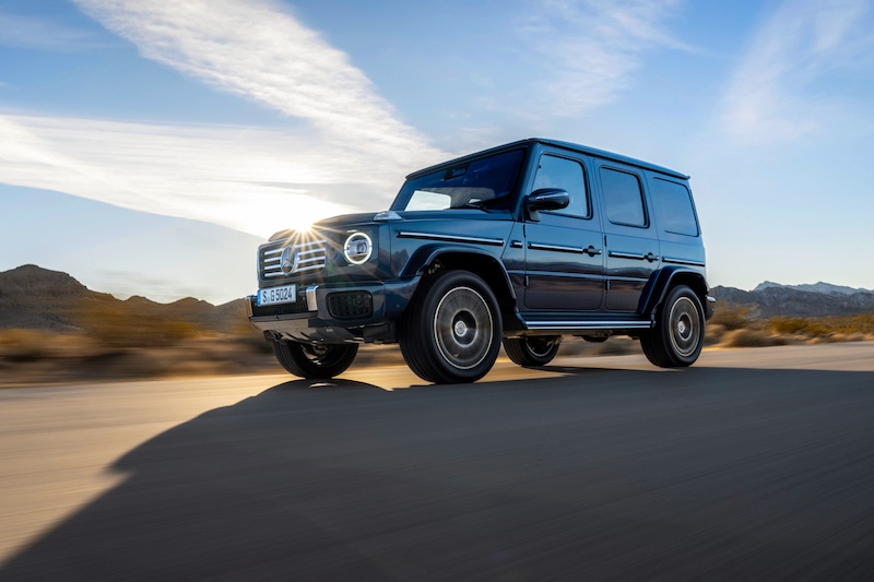 2024 Mercedes klasy G bok