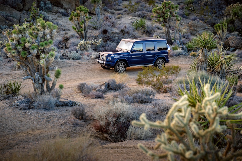 2024 Mercedes klasy G bok