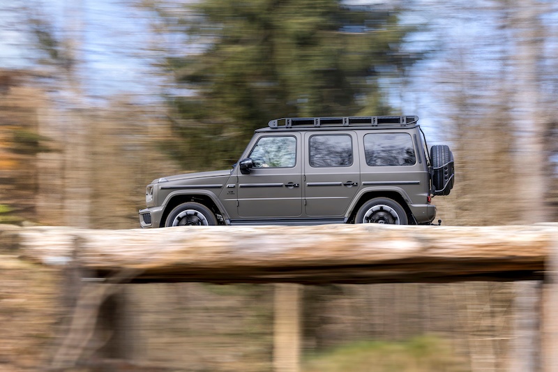 2024 Mercedes klasy G bok