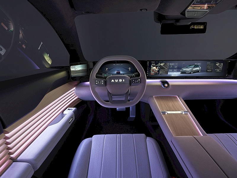 AUDI E - kokpit